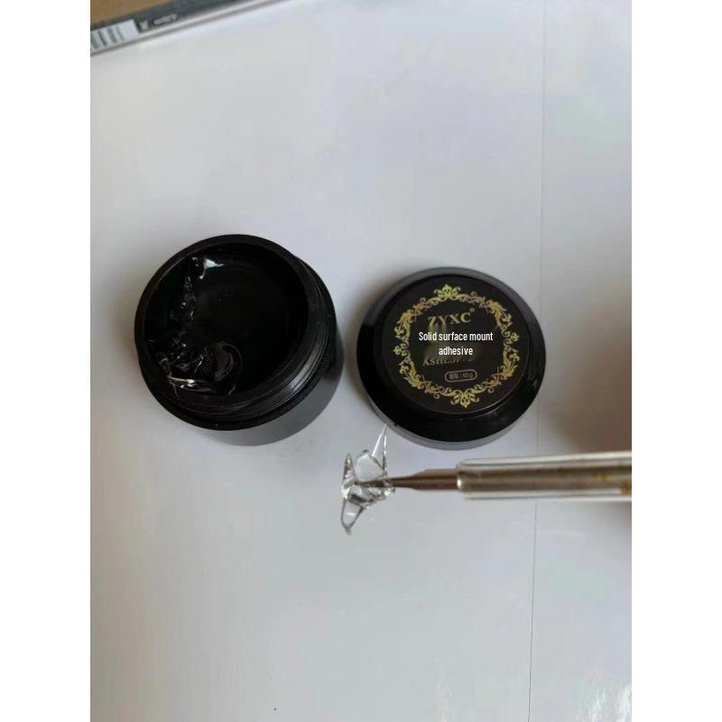 2023 Long-Lasting Solid Nail Glue for Gem-Sticking, Non-Flowing, Nail-Safe, Firm Hold