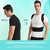 Posture Corrector for Men&Women-Lumbar, Pain Relief Back Brace-Black Medium