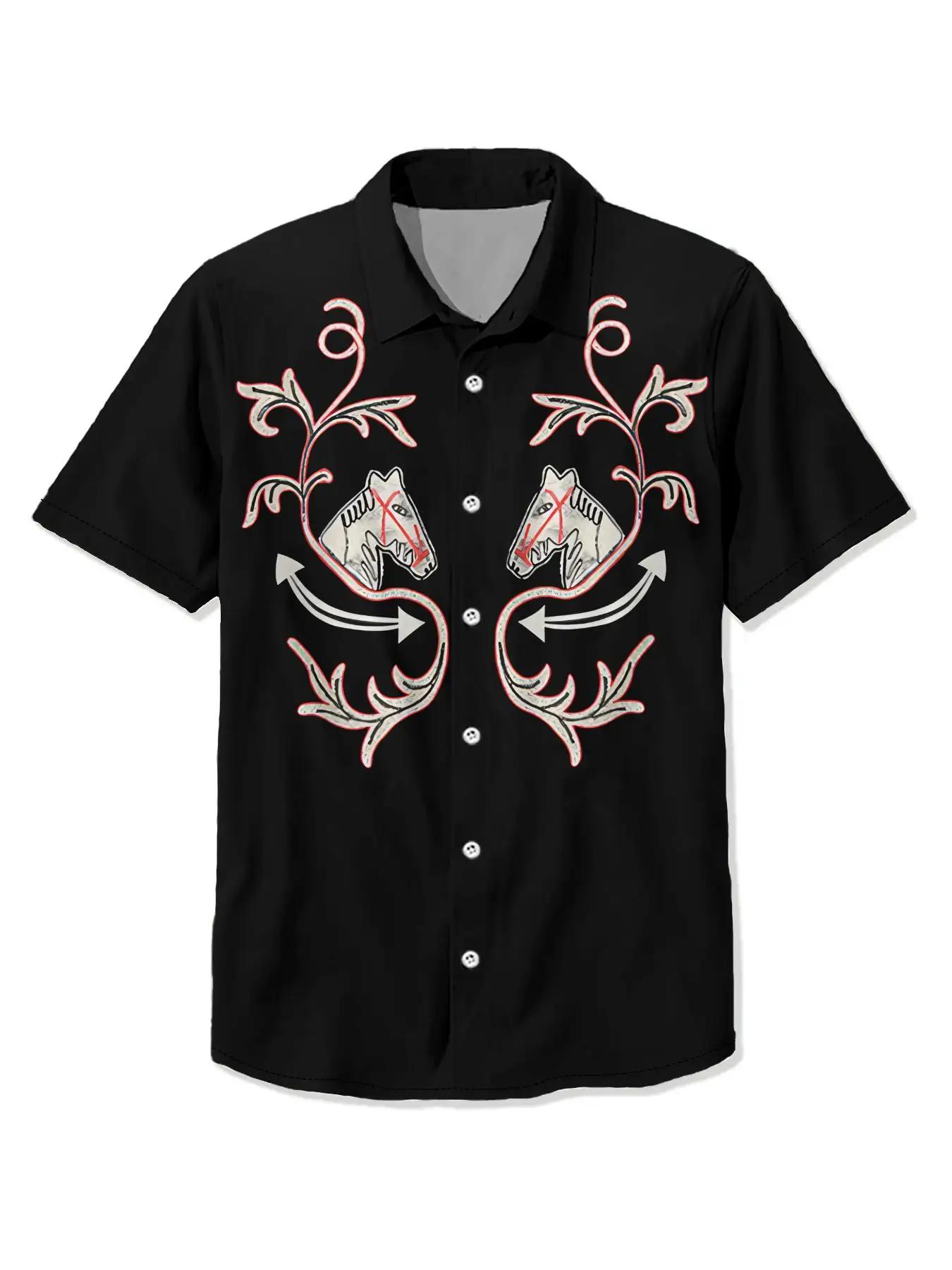 Men s Shirt Summer Casual Fashion Short Sleeved Shirt For Men Loose Breathable Hawaiian Shirt Casual Men and Women s Clothing Top S