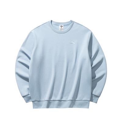 Anta Εξωτερικό Χοντρό Φούτερ με Τυπωμένο Λογότυπο και Στρογγυλή Λαιμόκοψη Ανδρικά Ρούχα 952548703-3