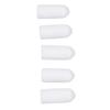 100PCS Screw End     White PVC Anti Aging Flexible Flame Retardant End Cover for
