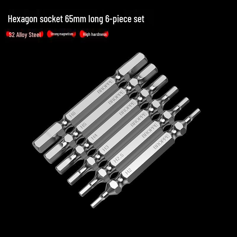 Hexagonal Double-Ended Magnetic Screwdriver Bit Set