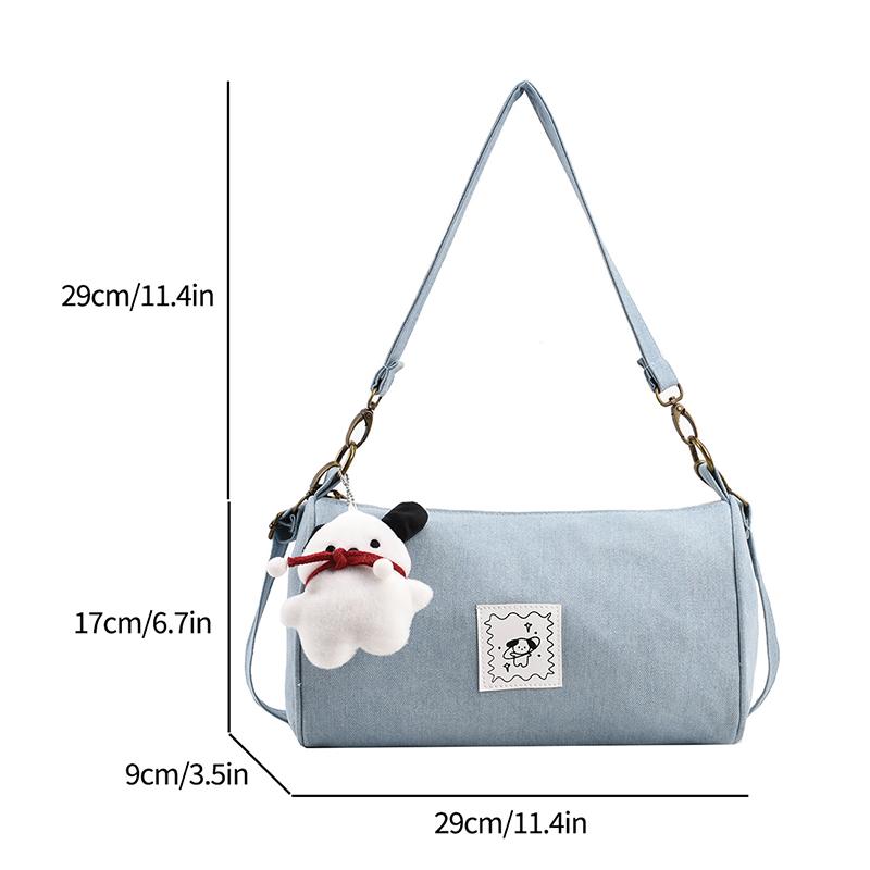 Cute Commuting Cowboy Bag with Fresh Appearance, Crossbody Bag for Women  New Casual and Versatile Girl Pillow Bag