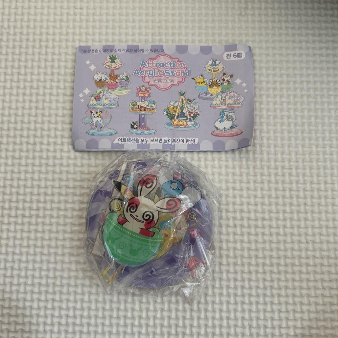 

[Б/У] Редкий корейский акриловый стенд-гача Pokemon Lotte World Limited