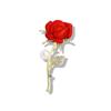 High-End Alloy Brooch with Pearl Imitation and Rhinestone Corsage Pin - Fashion Accessory