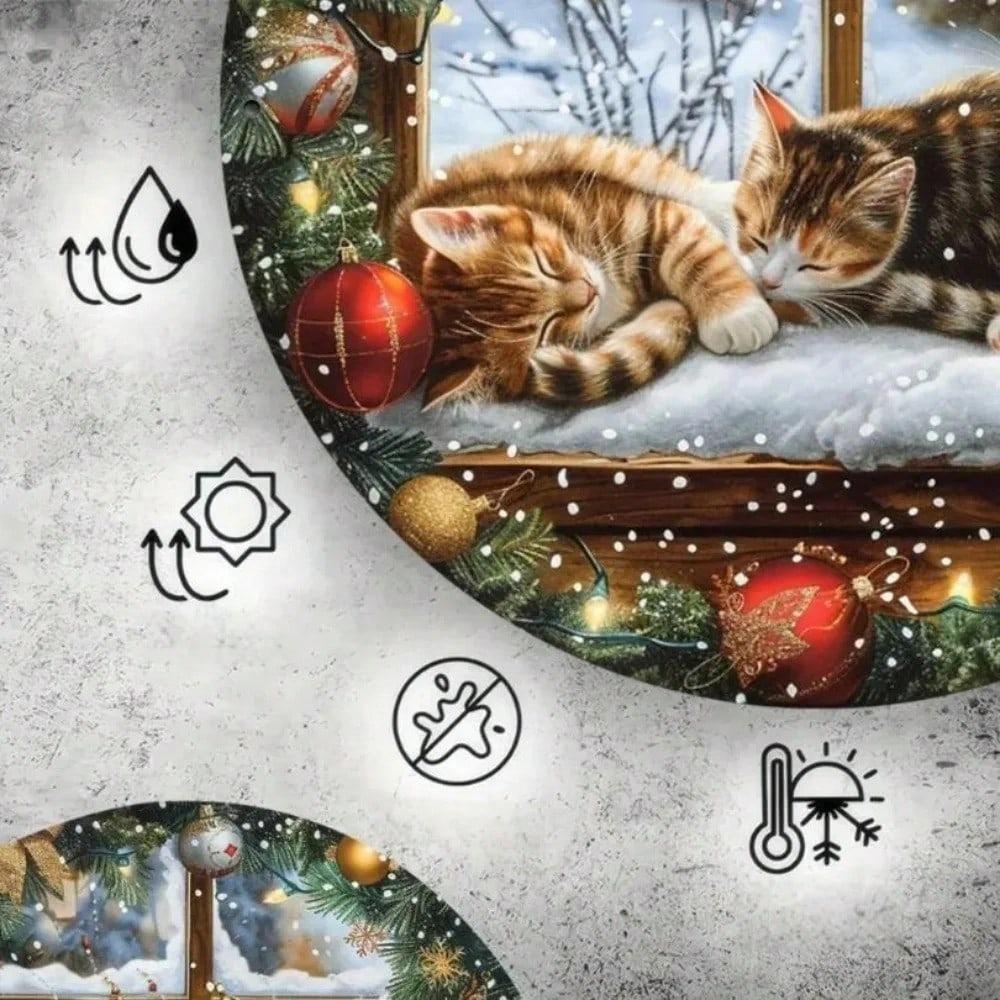 Metal Tin Sign Retro Christmas Home Decor Wall Art Print Garden Balcony Room