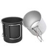 Outdoor faltbarer Campingbecher aus Aluminiumlegierung