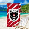 Austria Football Emblem Microfiber Beach Towel, Lightweight And Quick-Dry, for Summer Travel, Beach Essential, Swimming Pool Outdoor