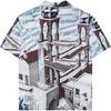 New FILA X M.C.ESCHER Shirt Men's All Over Print F11M538403FZA
