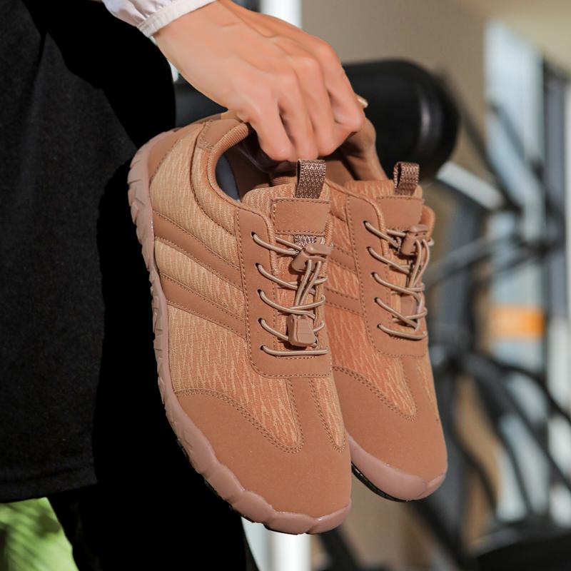 Breathable Training Sneakers Men Women Elastic Fitness Shoes Non-slip Gym Sports Shoes Outdoor Walking Shoes Hiking Trekking Camping