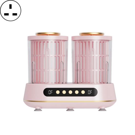 

Портативна міні-пральна машина з двома відсіками для шкарпеток, нижньої білизни, компактна пральна чаша для гуртожитку, подорожей, домашнього використання рожевий