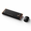 Keychron K2 HE M3 QMK Wireless Custom Mechanical Keyboard and Mouse US Hot Mouse DPI RGB Gateron Magnetic Compatible with Mac and Wood Grain Black &