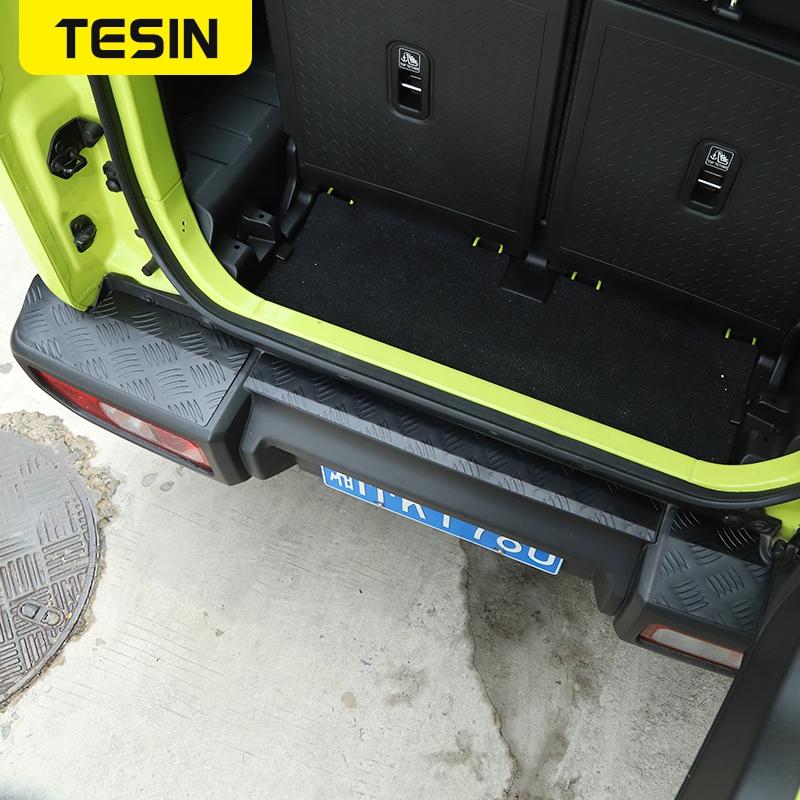 Listwy stylizacyjne TESIN do Suzuki Jimny JB74 Panel tylnego zderzaka samochodowego Osłona dekoracyjna do Suzuki Jimny +