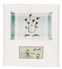 Ikeda Music Box Photo Frame, Solid Museum, White (Kiseki), 58074, Photo Size Approx. 11.6 X 8.3 Cm