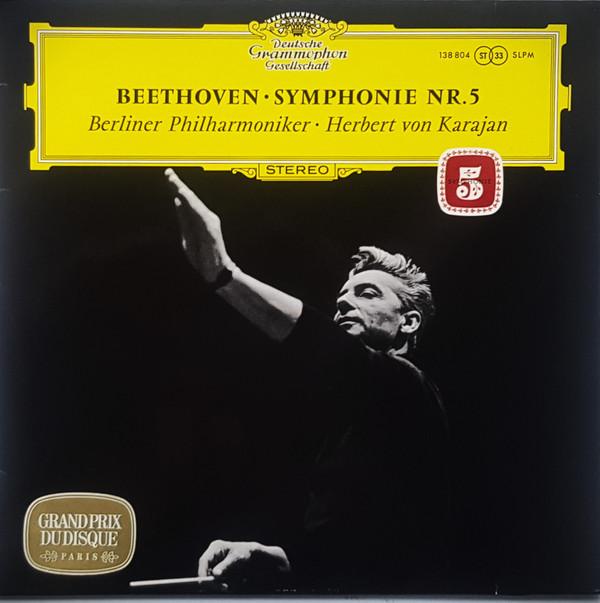 

LP Record HERBERT VON KARAJAN BERLINER PHILH Beethoven Symphonie Nr5 Cmoll Op6 138804SLPM DEUTSCHE GRAMMO 1971 Germany Classical Used