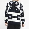 Nike SB Icon Fleece Crew Skateboarding Sweatshirt Men Tops Black White BV0878-060