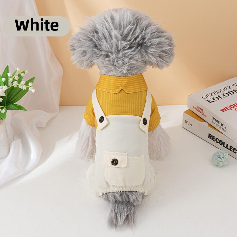 Summer, Pet Dog Dog Cat Fashion Overalls Breathable Clothes Without Shedding Hair