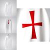 Medieval Men Tunic Cape Cloak With Elegant Cross Pattern For Cosplay Events And Halloween