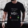 Fishing The Carp Are Calling and I Must Go Funny Vintage Men's T-Shirt New Fashion Summer Casual Harajuku Tshirt Printed Men Top