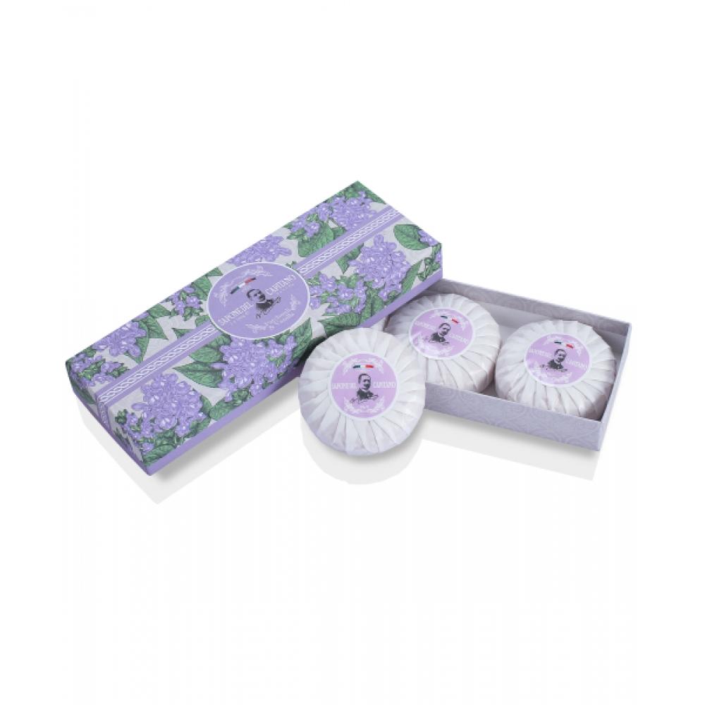 Pasta Del Capitano 1905 [Capitano 1905] Capitano Patchuli   Vanilla Premium Soap Set NONE