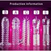 Transparent crystal wolf tooth set, crystal set, particle set, penis set, irregular wolf thorn set, adult sexual