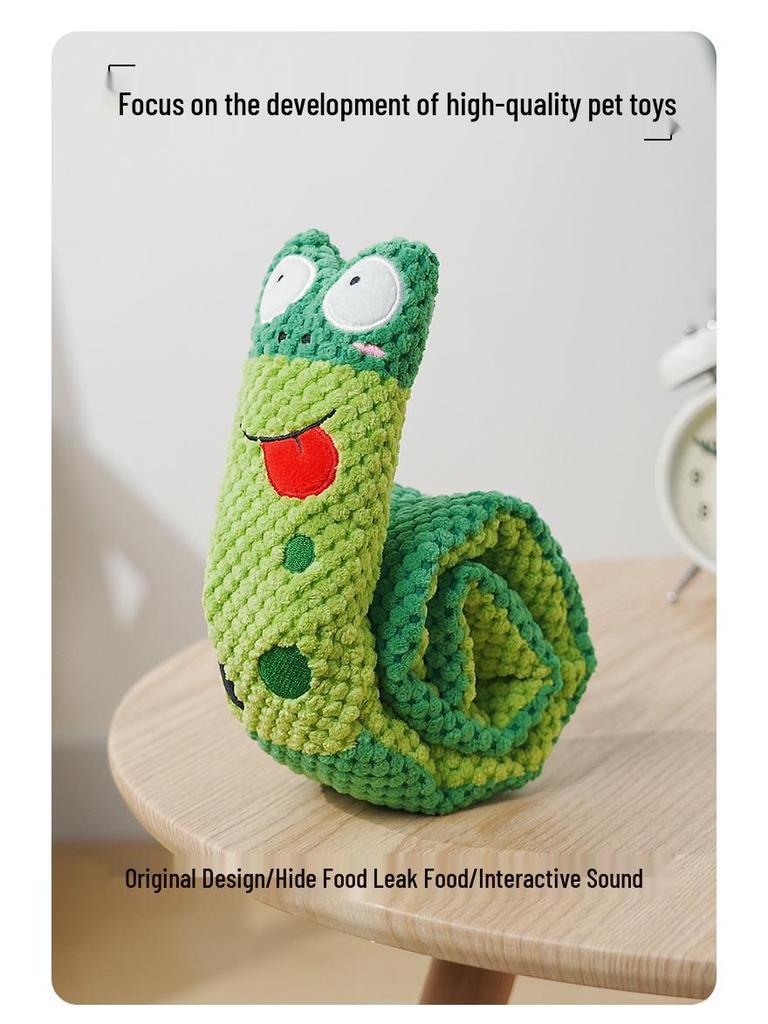 Interactive Plush Dog Toy - Durable, Bite-Resistant, Sound-Activated for Pet Entertainment