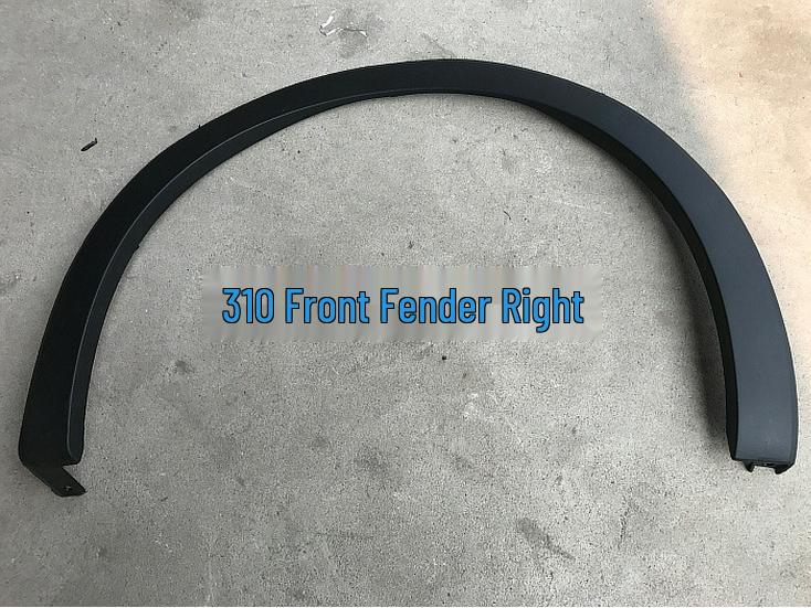 Baojun 560/510/310/310W Front & Rear Wheel Arch Fenders with Clips