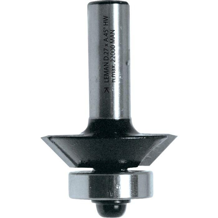 Mèche à chanfreiner - LEMAN - 4698.745.00 - D 27 mm - L.U. 5,5 mm - Angle 45°