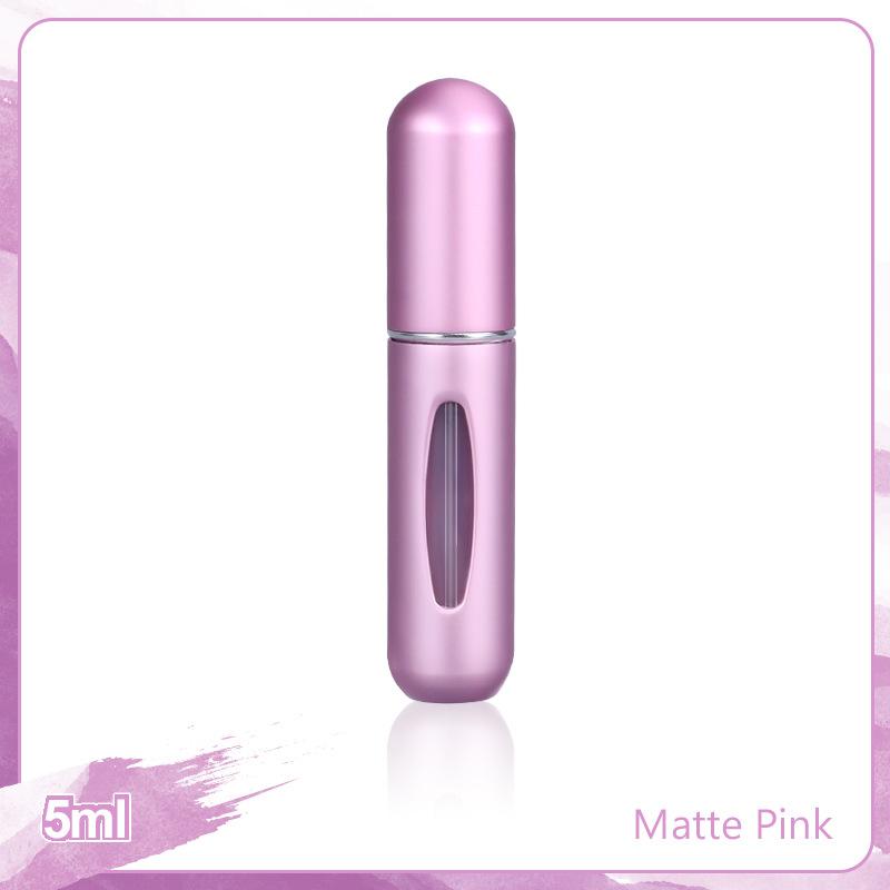 10ml 5ml Mini Portable Perfume Spray Aluminium Travel Self-Pumping Dispenser Bottle Bottom Direct Fill Jar Cosmetic Empty Tool