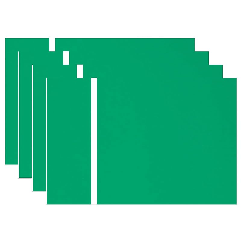 Double Color Acrylic Sheet (8" x 12", 200 * 300 mm, 4 Pieces)-White/Black