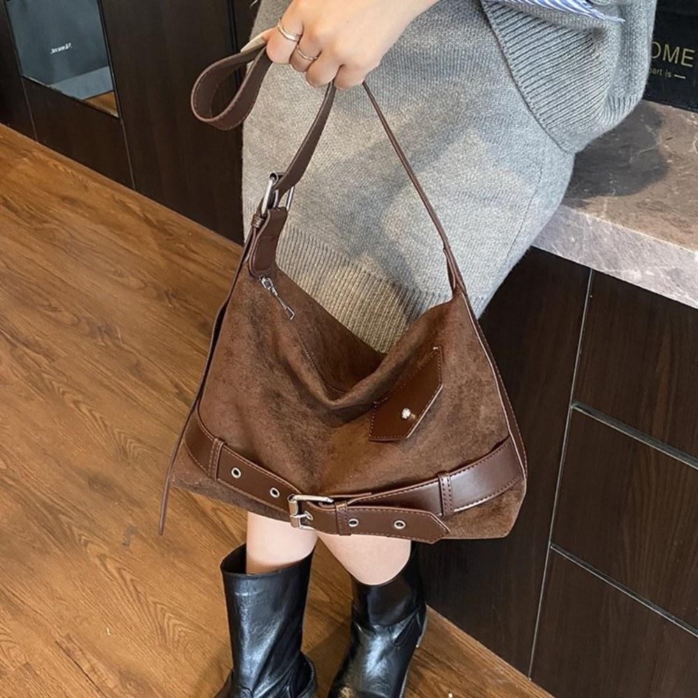 Women Soft Faux Leather Hobo Bag with Adjustable Shoulder Strap for Daily Commute
