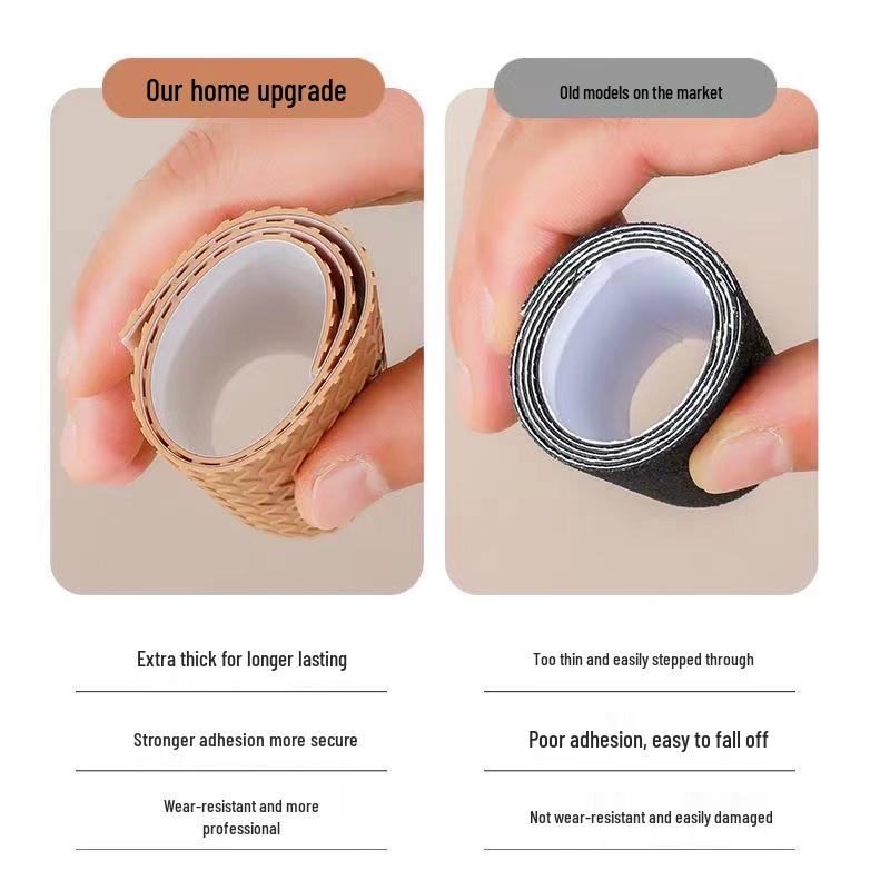 Autocollants de Semelle Antidérapants Auto-Adhésifs: Durable, Protecteur, Anti-Usure pour Talons Hauts et Chaussures en Cuir