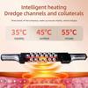 Relaxed Red Light Heated Massage Device 360 Rotating Inner Ball Muscle Relaxation Massage Roller For Whole Body Anti Cellulite