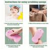 Soft Bath Sponge Brush Skin-friendly Reusable Exfoliating Dead Skin Sponge Adults Kids Cleaning Shower Brush Peeling Sponge Rub