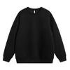 Sweater Men's Spring and Autumn American Retro Crew Neck Top Loose Solid Color Teen Casual Bottom Shirt