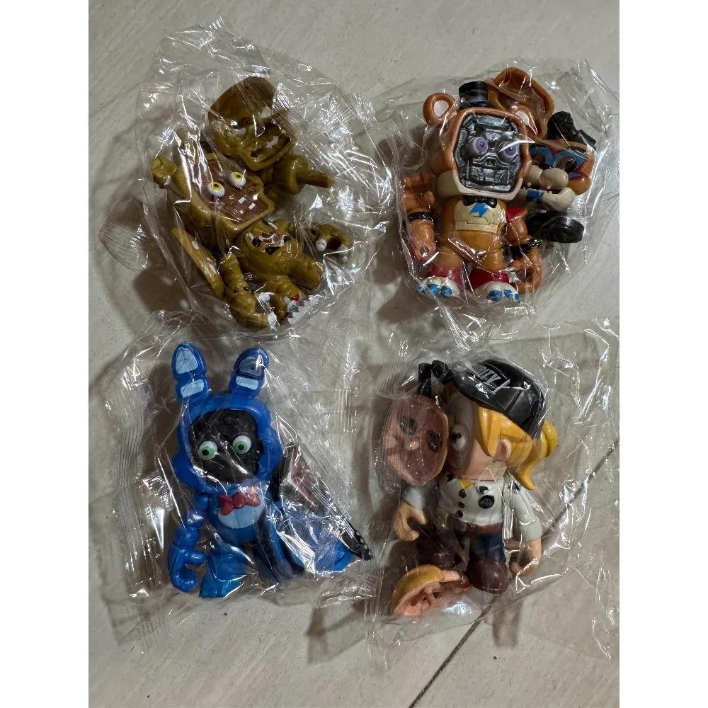 12 piezas/set Figuras FNAF Freddy Cara Cambiable Figuras de Acción Juguetes