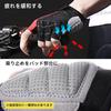 ROCKBROS Cycling for Motorcycles and Men and Women Gloves, Fingerless, Summer, Shock-Absorbing Padded, Breathable, Non-Slip, Bicycles,