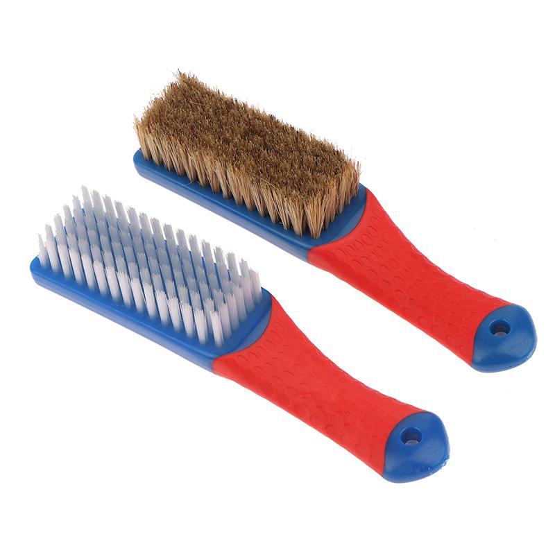 Wire Brush/Bristle Brush/Nano Silk Brush W Silicone Handle Grip For Rust Wielding Slag Dirt Paint Scrubbing With Deep Cleaning