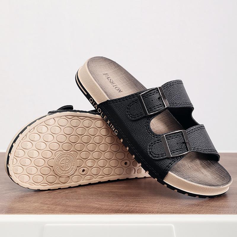 Fashion Men's Casual Slippers Outdoor Anti Slip Beach Sandals Summer Fashionable Men's Shoes