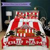 Biancheria da letto Sunderland con nome personalizzato, Set copripiumino Copripiumino Federa Regalo di compleanno per la casa(1 * copripiumino + 2 * federa, senza nucleo)_xia
