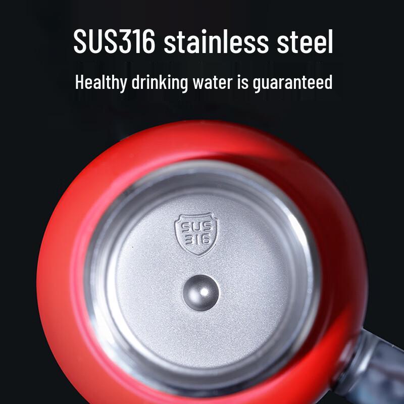 Kesaishi 316 Stainless Steel Insulated Tea Infuser Pot with Temperature Display