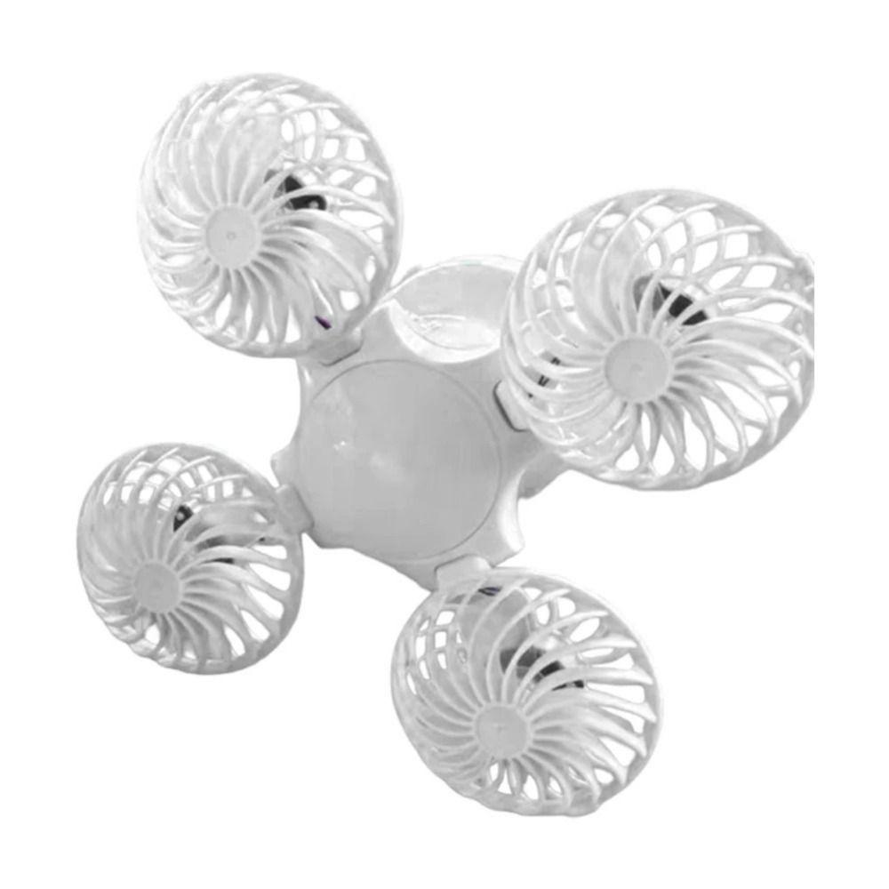 

2 in 1 Solar Fan Light 4 Heads Hanging Fan with LED Light Outdoor Solar Lamp Picnic Solar Fan Light