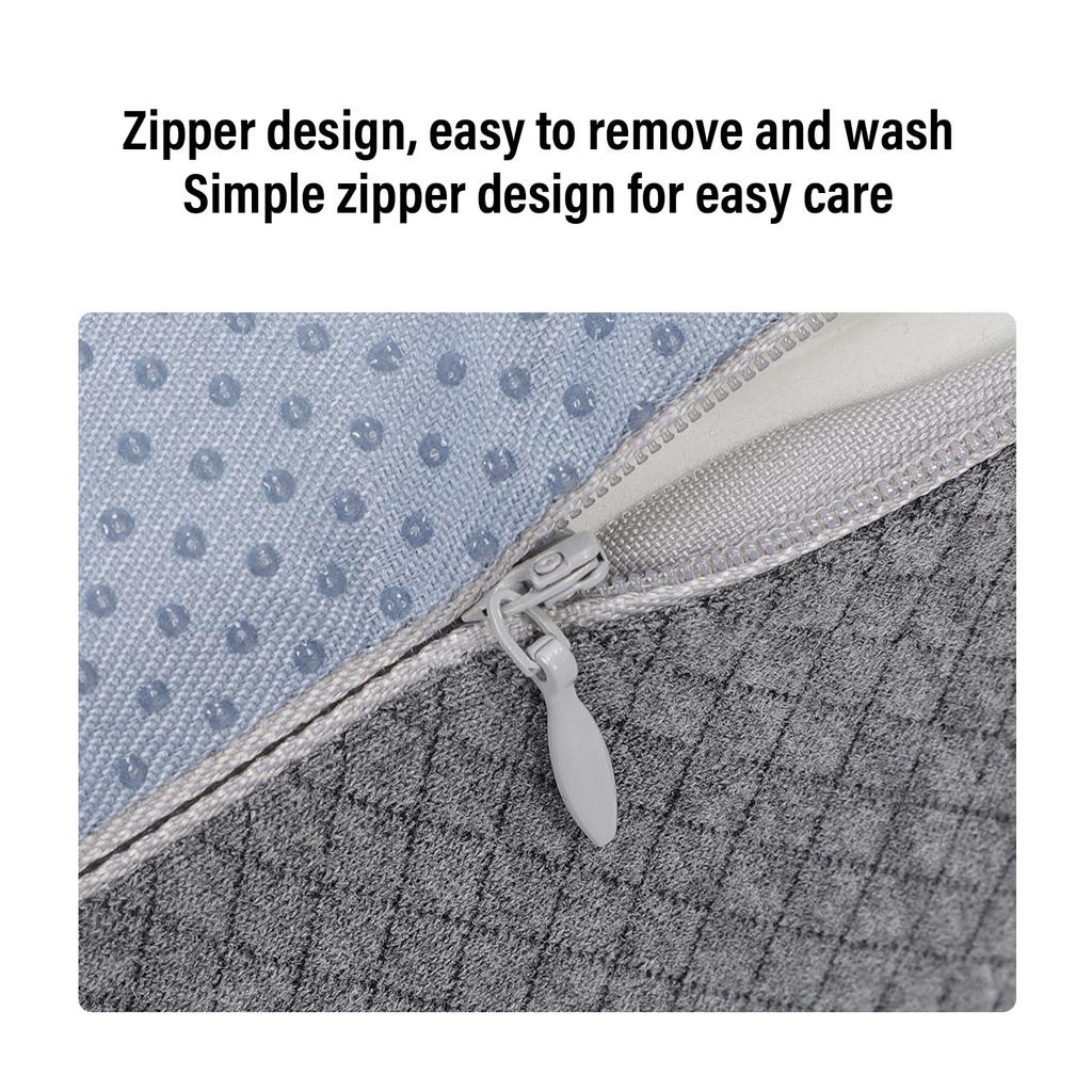 Wedge Leg Pillow Multifunctional Detachable Sleeve Memory Foam Leg Elevation Pillow