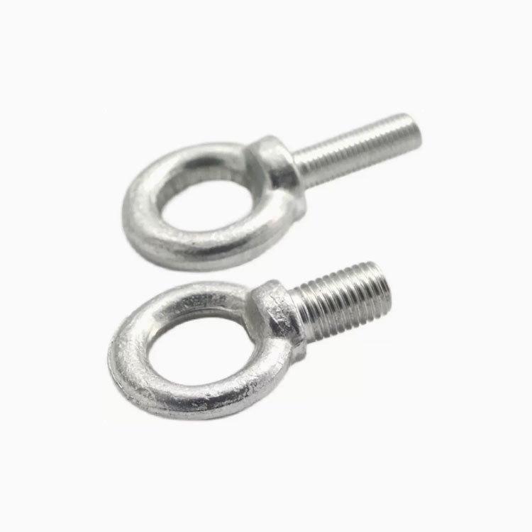 Galvanized Carbon Steel Lifting Eye Bolt and Mold Ring Bolt.