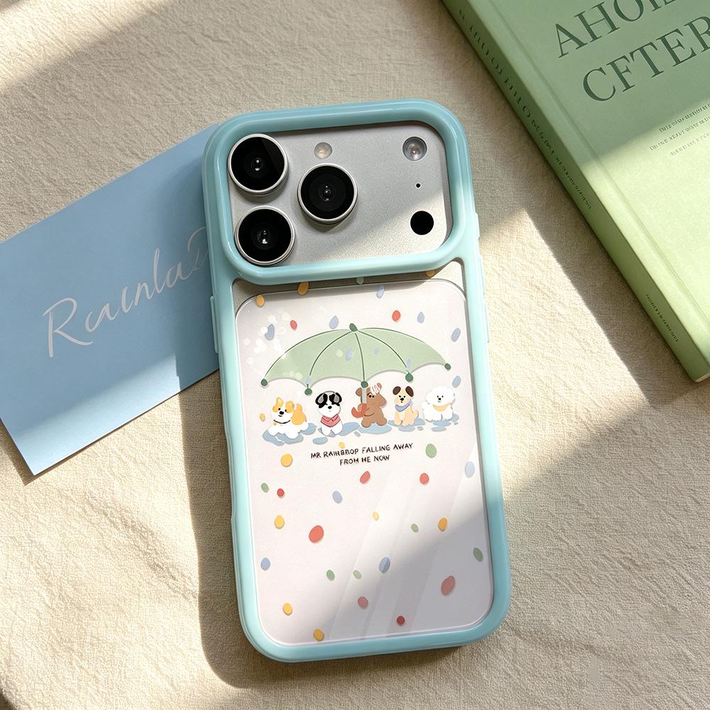 

Umbrella Puppy iPhone 17 Pro Drop-Proof Transparent Case for Apple 16/15/14 - New Model for Women iPhone 11