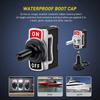 10PCS/5PCS Car Boat Rocker Toggle Switch Heavy Duty Rocker Toggle 2Pin Metal Boot Cap Cover SPST ON/Off Switch for Car RV Marine