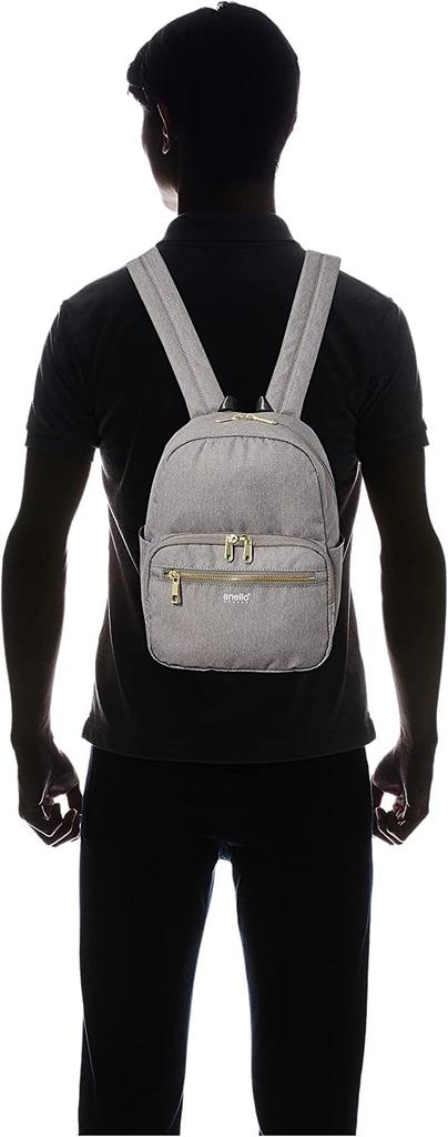 Anello GRANDE Mini Backpack, A5 Size, Water-Repellent, Multi-Storage, GL GTM0421Z, Light Gray, Free Size