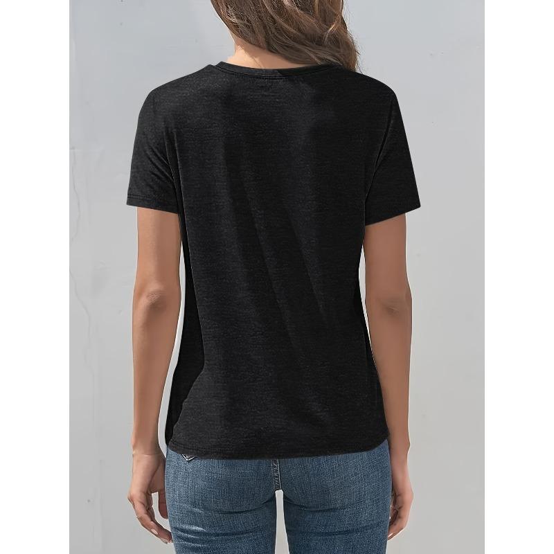 European size [Jesus Floral T-Shirt] Just a Who Loves Jesus - Christian Faith T-Shirt for Women, Casual Short Sleeve Tee with Floral Designs