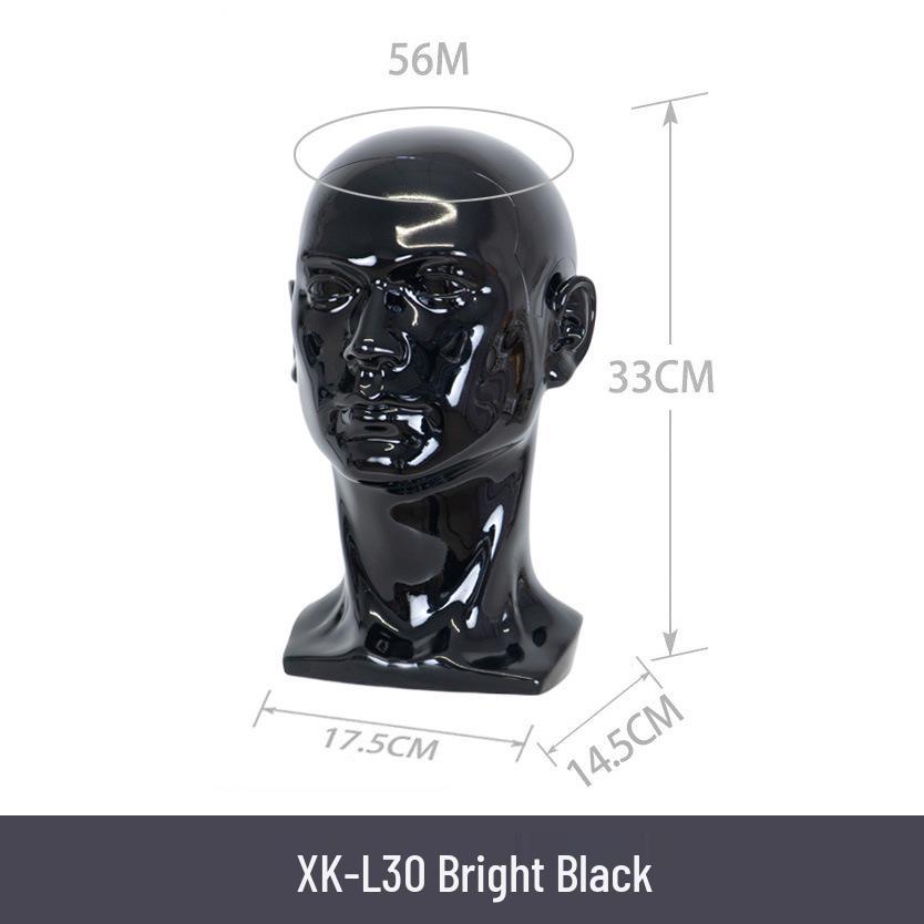 Multifunctional Display Mannequin Head for Spray Paint Hat, Bow Tie, Glasses, and Mask Props