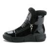 Winter Women's Shoes Mid Length Flat Bottom Snow Boots Women's Lace Up Side Zipper Cotton Shoes Women SIZE 35-40